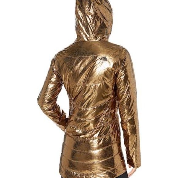 NWOT $399 THE NORHT FACE Women S Harway Insulated Parka Jacket Metallic copper - Picture 8 of 14